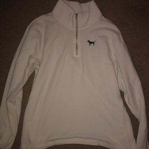 PINK sweater quarter zip